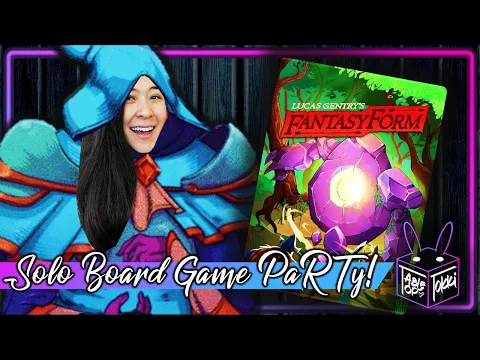 FantasyForm | Solo Board Game PaRTy!!! (Playthrough and Review/ Tutorial, yup!)