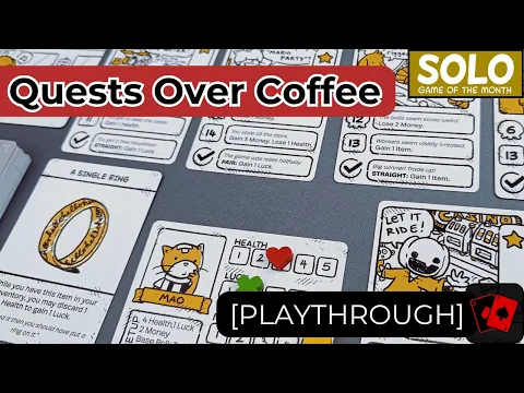 Playthrough | Quests over Coffee (Solo Game of the Month)