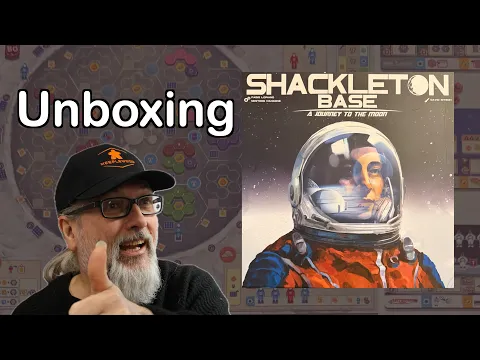 Unboxing Shackleton Base Journey to the Moon Hachette Boardgames UK Fabio Lopiano & Nestore Mangone