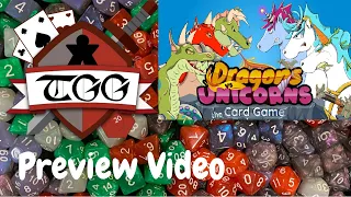 Dragons Vs Unicorns Card Game Preview