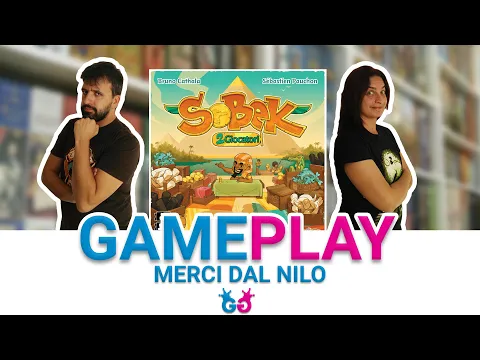 Sobek: 2 Giocatori, Partita Completa al gioco da tavolo di mercanti lungo il Nilo!
