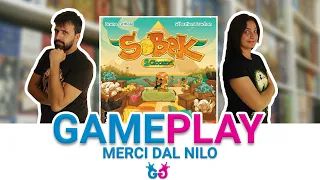 Sobek: 2 Giocatori, Partita Completa al gioco da tavolo di mercanti lungo il Nilo!