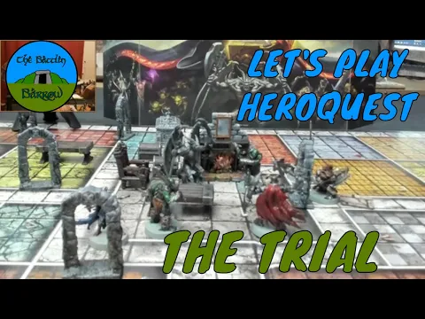 Heroquest - The Trial Companion App Solo Play Session