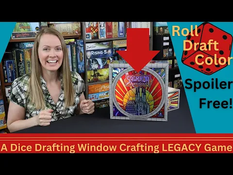 SAGRADA ARTISANS | What's in the Box?! Check Out This Legacy Game (No Spoilers)