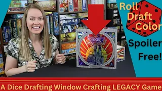 SAGRADA ARTISANS | What's in the Box?! Check Out This Legacy Game (No Spoilers)