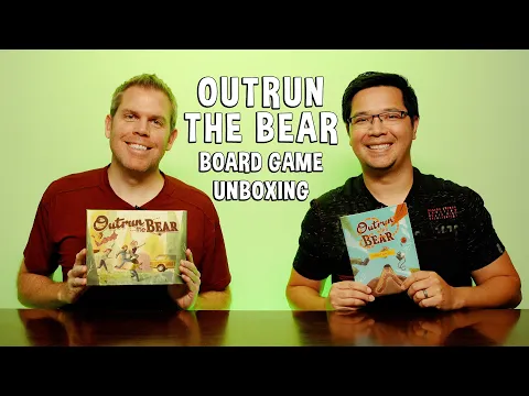 Unboxing Outrun the Bear - The "Escape from a hungry bear" Board Game