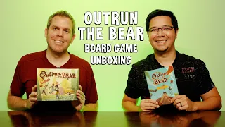 Unboxing Outrun the Bear - The "Escape from a hungry bear" Board Game