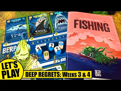 DEEP REGRETS Board Game Solo Playthrough - Weeks 3 and 4