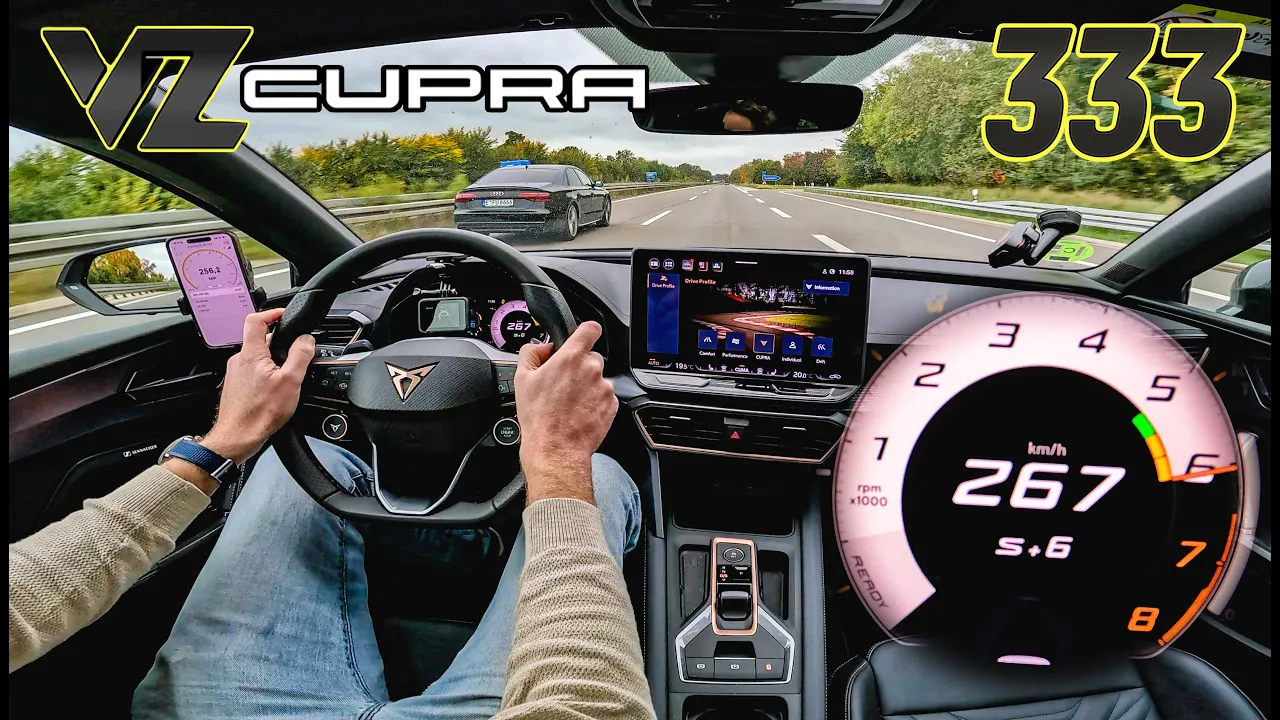 CUPRA LEON ST VZ 333 // TOP SPEED on AUTOBAHN