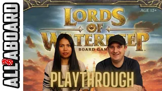 LORDS OF WATERDEEP | Board Game | How to Play and Full Playthrough
