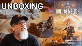 Unboxing Duel of Meloch, Stonemaier Games, Metal mech pack & Constantinople Airship, Jamey Stegmaier