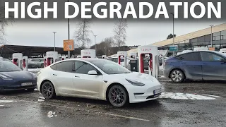 2019 Tesla Model 3 Performance  (MC Hammer) degradation test after 182k km