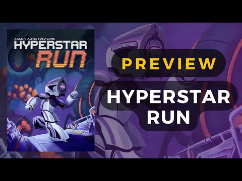 Button Shy Preview of Hyperstar Run (Scott Almes Solo Game) | DaniCha