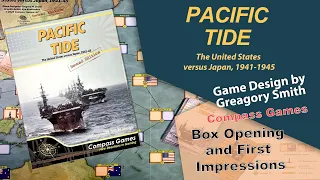 Compass Games: Pacific Tide -  Second Printing