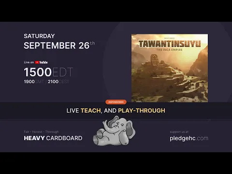 Tawantinsuyu: The Inca Empire --- 3p Teaching & Play-through by Heavy Cardboard