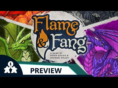Our first game in action! | Flame & Fang solo preview play | With Mike