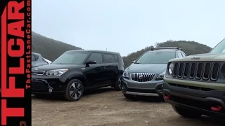 2015 Jeep Renegade vs Nissan Juke vs KIA Soul vs Buick Encore Mashup Review