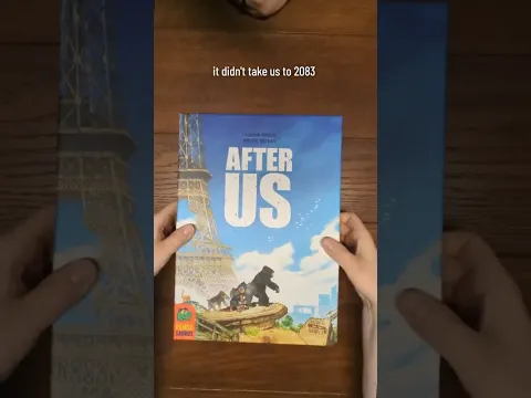 Planet of the Apes Meets Deck-Building? After Us board game Unboxing