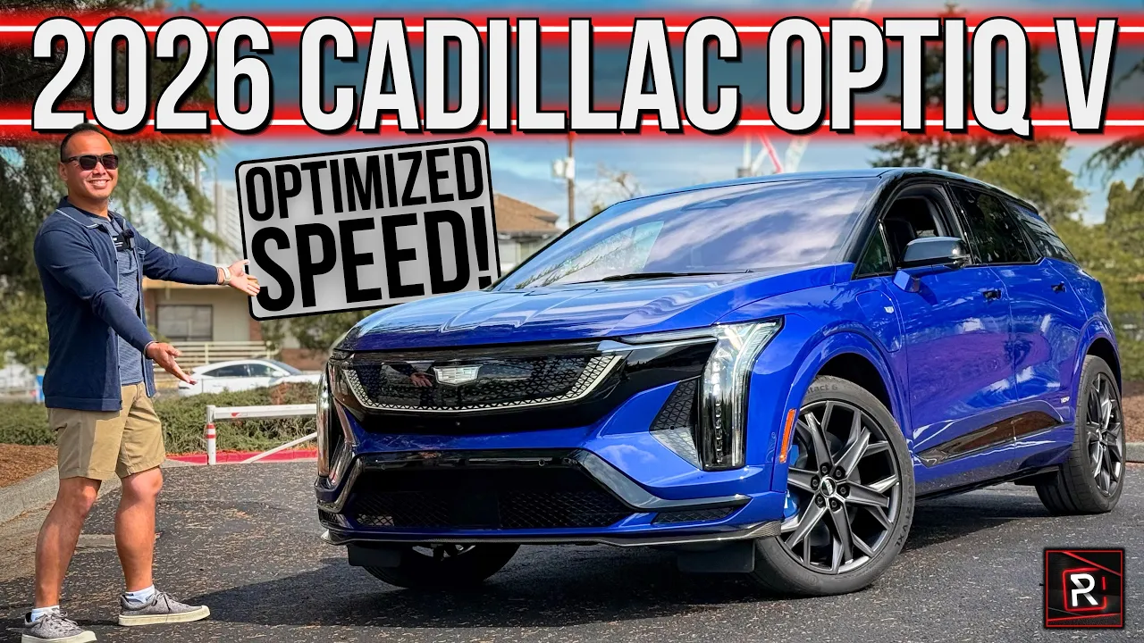 The 2026 Cadillac OPTIQ-V Is A Speed Optimized Urban Caddy With Plentiful Luxury & Tech
