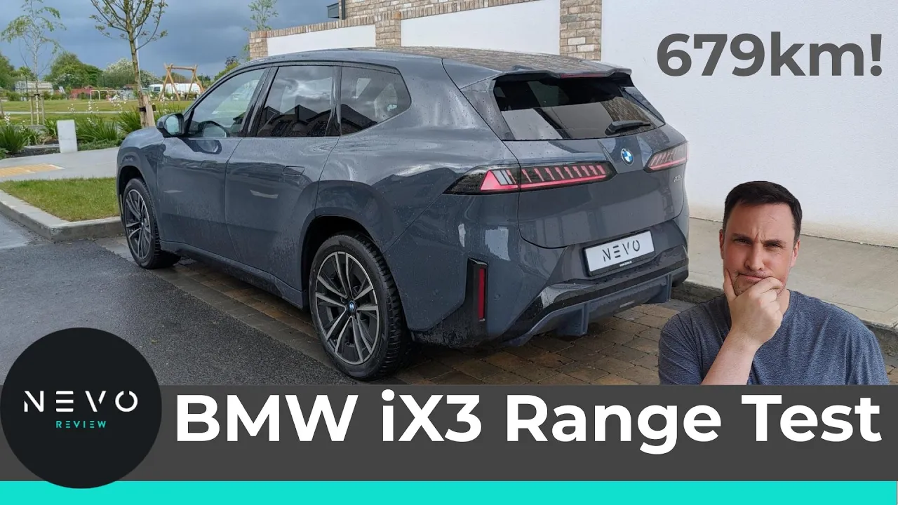 BMW iX3 Real World Range test - 8.5 hrs Driving, 679km Trip!