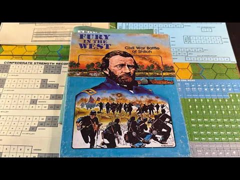 Fury in the West (Avalon Hill) - Cinematic Unbox of Unpunched Classic on Anniversary (April 6, 1862)