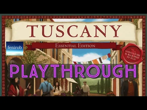 Viticulture: Tuscany Essential Edition Board Game | Playthrough