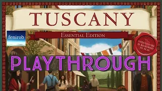 Viticulture: Tuscany Essential Edition Board Game | Playthrough