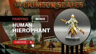 Painting the Human Hierophant miniature Let's dive into the Gloomhaven Crimson Scales adventures!