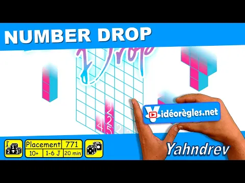 Vidéorègle Jeu de Société " NUMBER DROP " par Yahndrev (#771)