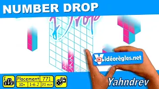 Vidéorègle Jeu de Société " NUMBER DROP " par Yahndrev (#771)