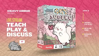 Cat Sudoku - 4p Teaching, Play-through, & Roundtable Discussion by Heavy Cardboard