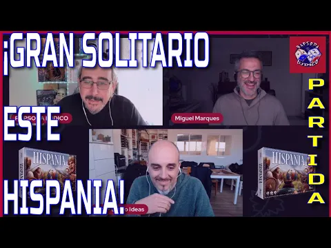 ️ HISPANIA PARTIDA en SOLITARIO con DRACO IDEAS 2024