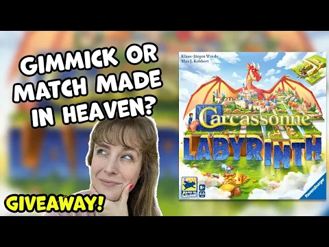 Carcassonne Labyrinth Review: Two of Our First Games Become One? (GIVEAWAY!)