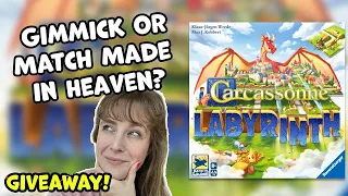 Carcassonne Labyrinth Review: Two of Our First Games Become One? (GIVEAWAY!)