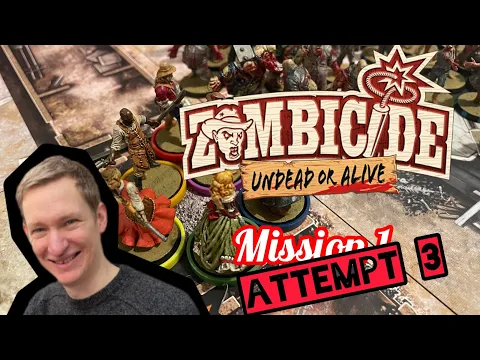 Zombicide Undead or Alive: Mission 1 attempt 3