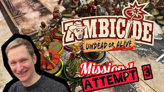 Zombicide Undead or Alive: Mission 1 attempt 3