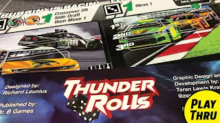 How to Play THUNDER ROLLS the Board Game with a solo playthrough