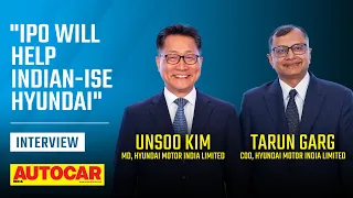 How the IPO will shape Hyundai India's future - Unsoo Kim & Tarun Garg | Interview | Autocar India