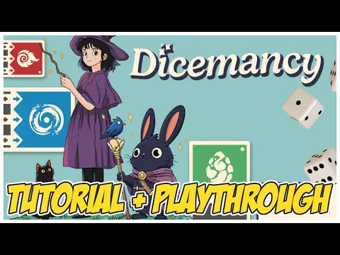How to Play Dicemancy | Solo Tabletop Game Tutorial!