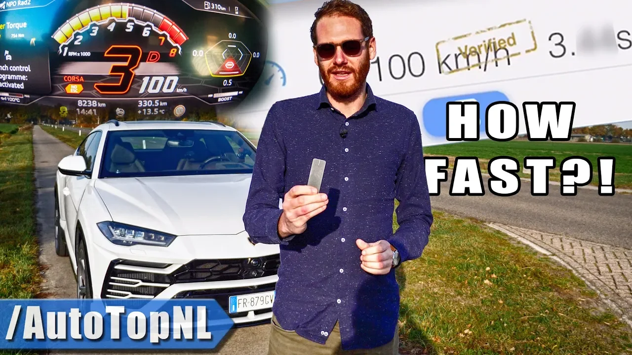 HOW FAST Can I LAUNCH The LAMBORGHINI URUS?! by AutoTopNL