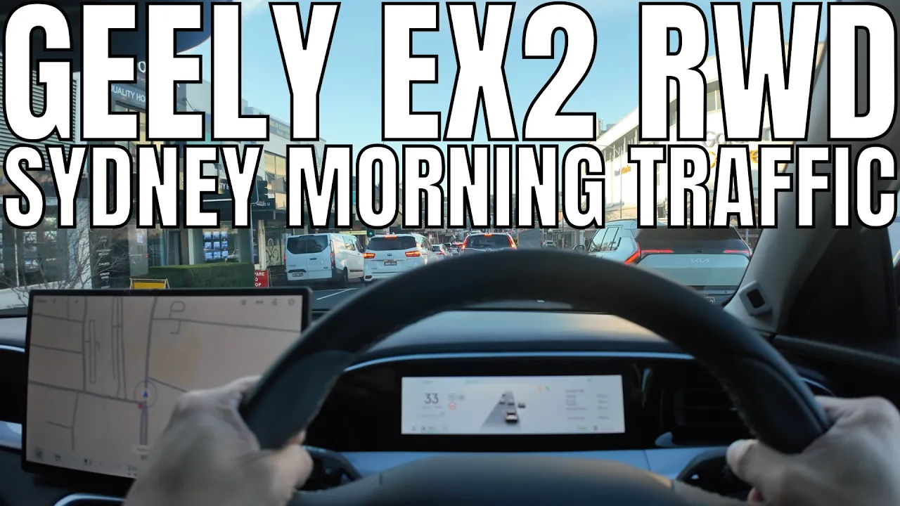 Geely EX2 Australia Review 2026: Morning Peak Hour Traffic in Sydney