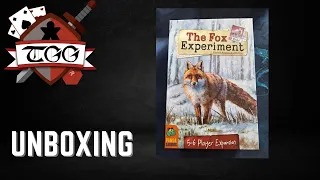 The Fox Experiment: 5-6 Player Expansion Board Game Unboxing