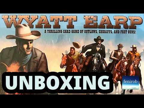 Wyatt Earp Board Game | Unboxing ( No Talking)