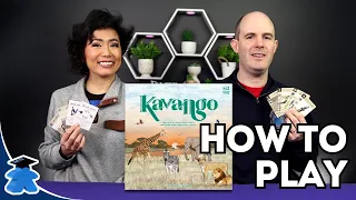 Kavango - How to Play Board Game. Satisfying drafting, building your conservation.