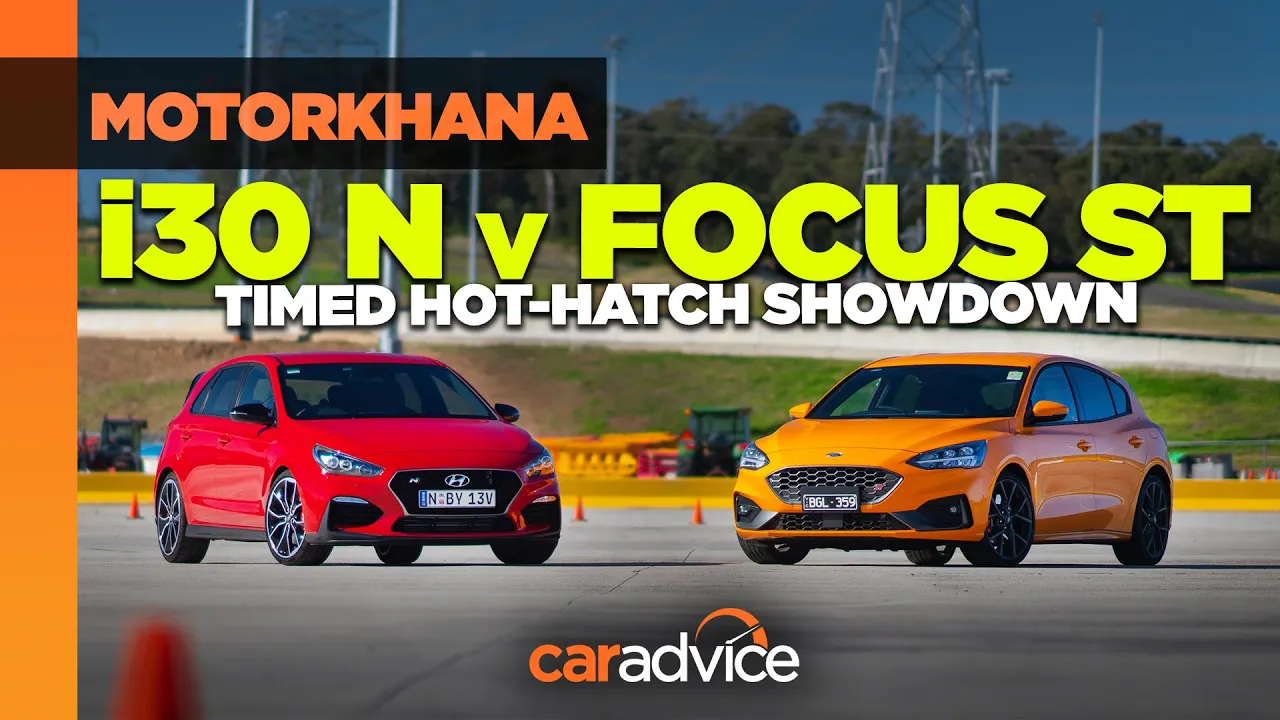 2020 Ford Focus ST v Hyundai i30 N | Motorkhana Comparison