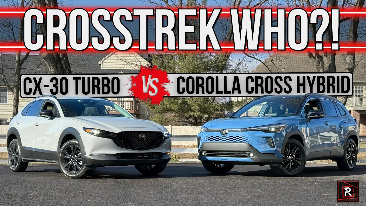 Which Sub-Compact SUV Wins? 2026 Mazda CX-30 Turbo vs. 2026 Toyota Corolla Cross Hybrid