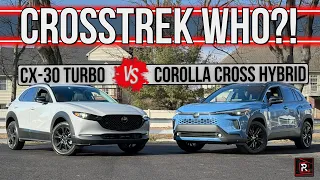 Which Sub-Compact SUV Wins? 2026 Mazda CX-30 Turbo vs. 2026 Toyota Corolla Cross Hybrid