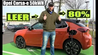 Opel Corsa-e: So schnell lädt er von LEER auf 80% + Ladekurve!