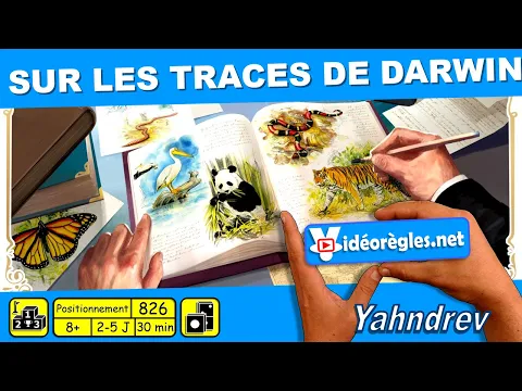 Vidéorègle Jeu de Société " Sur les Traces de DARWIN " par Yahndrev (#825)