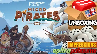 Micro Pirates - Unboxing & First Impressions (EN) | Epitrapaizoume
